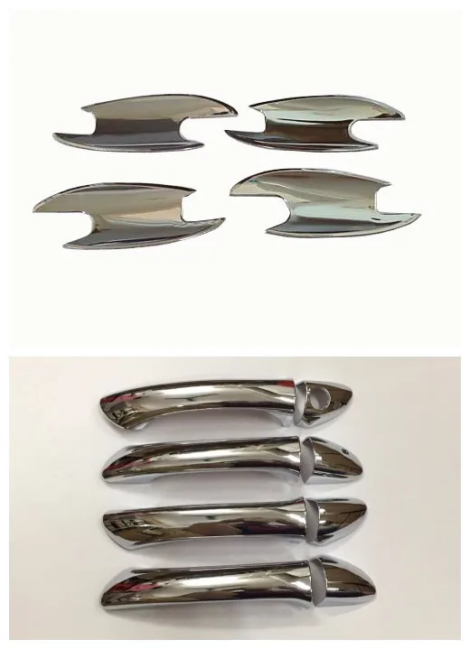 Chrome Styling Door Handle Cover and Door Cavity Cover Bowl Cover For Mercedes Benz W211 E Class