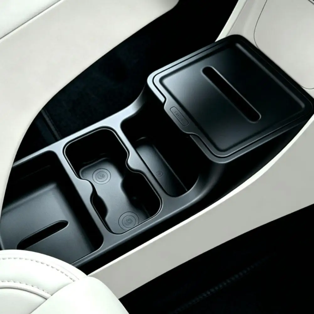 Car Center Console Storage Box Cup Holder Organizer Tray Interior Accessories For Geely EX2 2025 2026 Car Accessories
