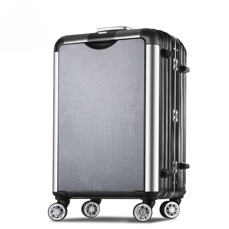 Trolley Case Universal Wheel Suitcase Luggage 24-Inch Aluminum Frame Suitcase with Combination Lock