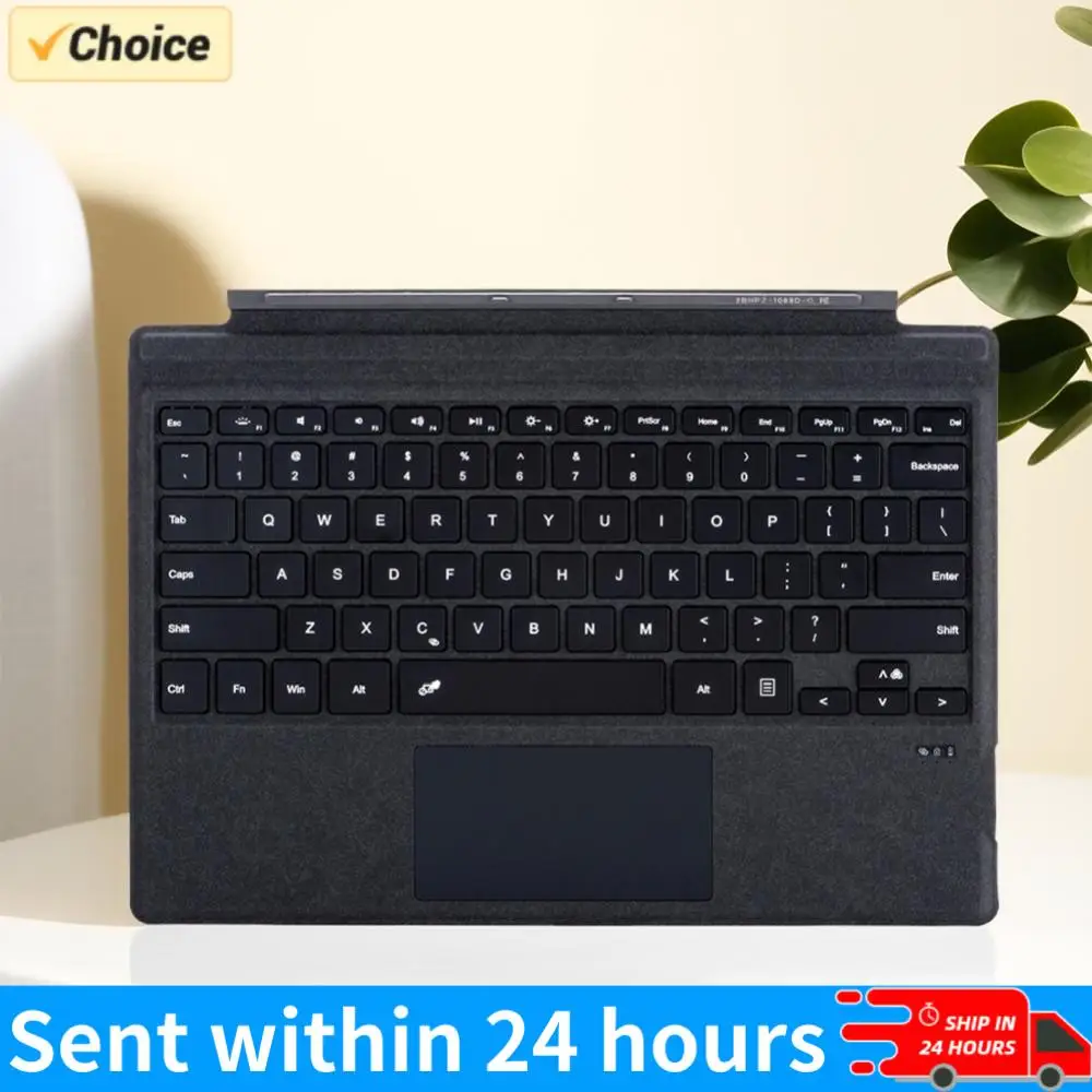 

Портативная беспроводная клавиатура с 7-цветной подсветкой, Bluetooth-клавиатурой и тачпадом для Surface Pro 3/4/5/6/7/7+