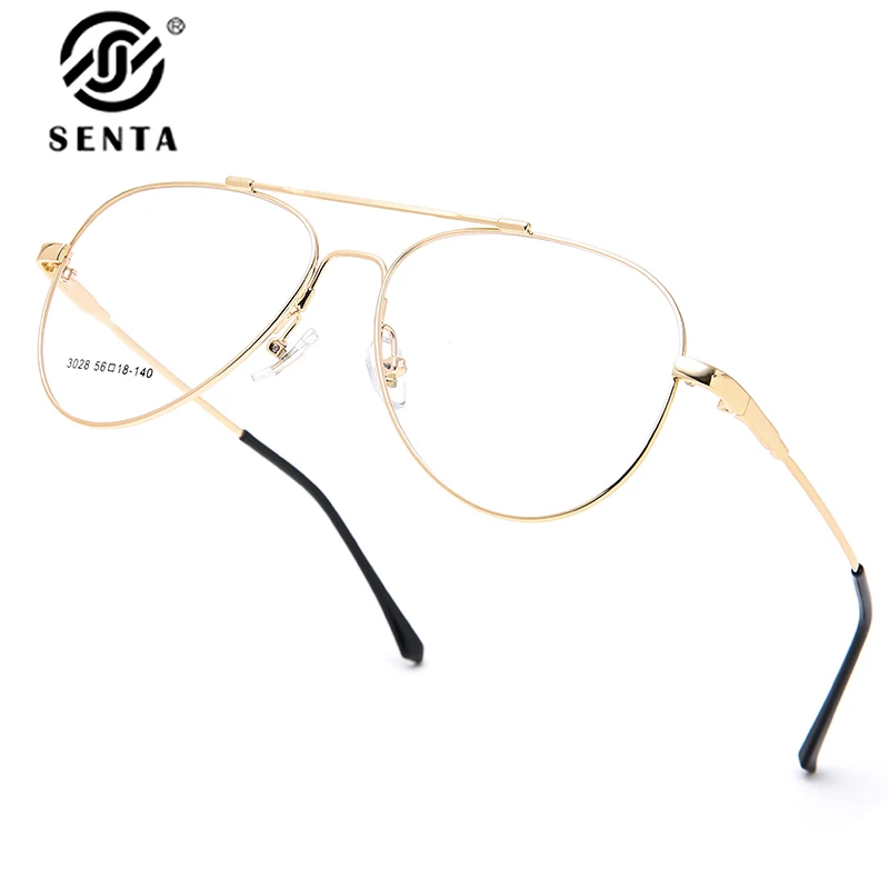 Titanium Glasses Frame Men Optical Eyewear Oval Pilot Bendable Eyeglasses Frames Prescription Anti Blue Light Reading Glasses