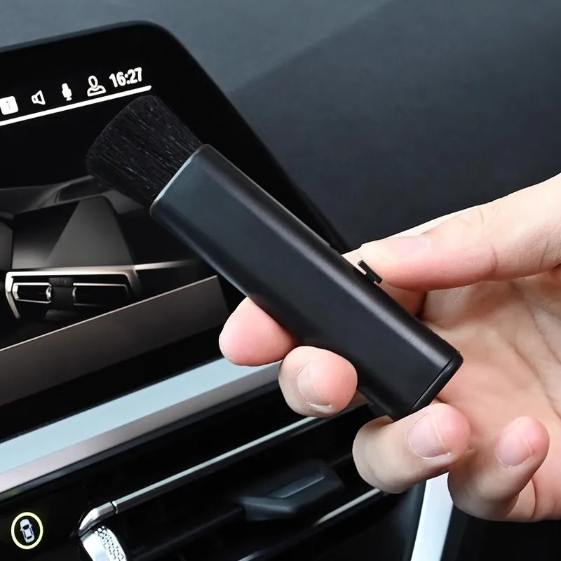 Car Fibre Soft Detailing Brush Dashboard Air Outlet Dust Sweeping Brush Auto Cleaning Tools For Land Rover Range Rover Evoque