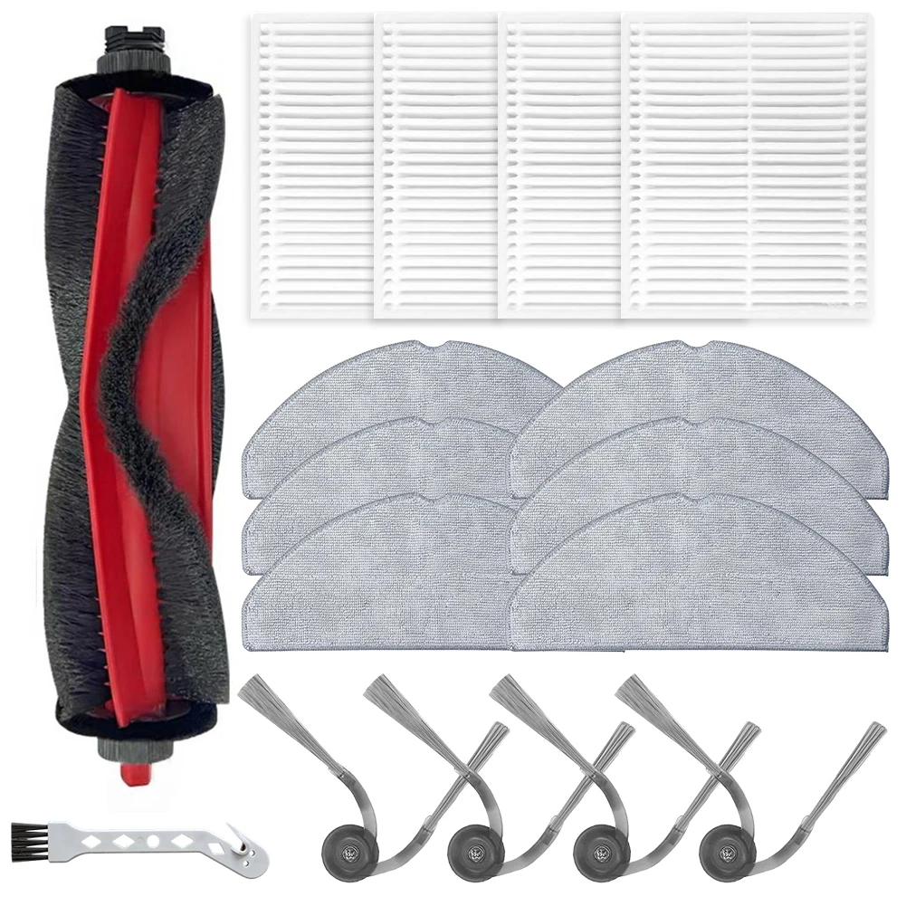 

For Roborock For Q7 M5 Replacement Parts Kit with Main Brush Side Brushes Filters and Mop Cloth for Efficient Cleaning
