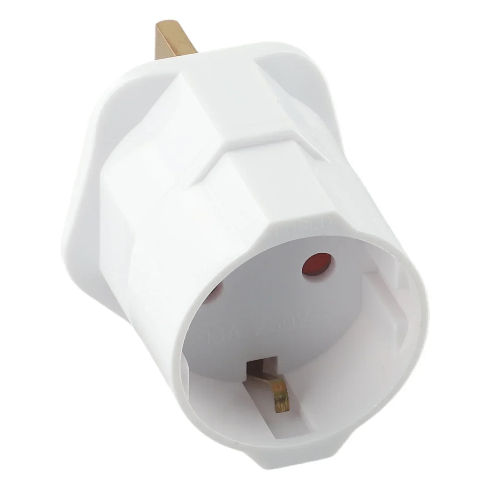 High Quality Practical Home Adapter British Plug Three Pins White With Ground British Standard Electronic Components