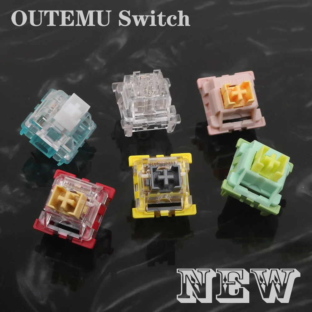 Outemu – interrupteur Tactile Gaming MX pour clavier mécanique saint Panda, silencieux, 3 broches, linéaire, similaire au citron rvb