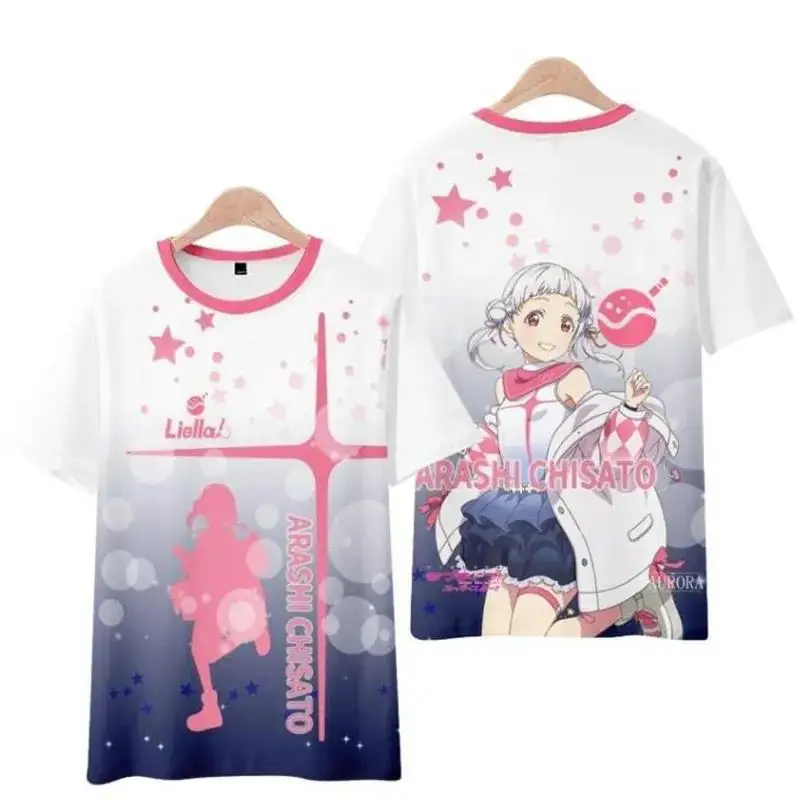2026 New LoveLive SuperStar 3d T-shirt Kawaii Anime Men Women T Shirts Tops Casual O-neck Short Sleeve T-shirts Tee Shirt