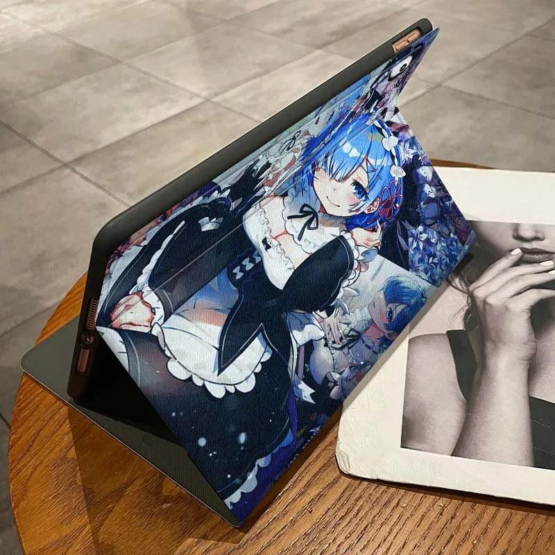 انمي ياباني إعادة صفر لباد برو اير ميني 1 2 3 4 5 6 7 7th 8th 9th 10th 11th 10.2 9.7 10.5 10.9 11 12.9 13 بوصة حافظة كمبيوتر لوحي #3