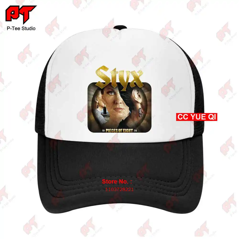 Styx Pieces Of Eight Album Cover 1978 Rock Music Baseball Caps Truck Cap M9JY