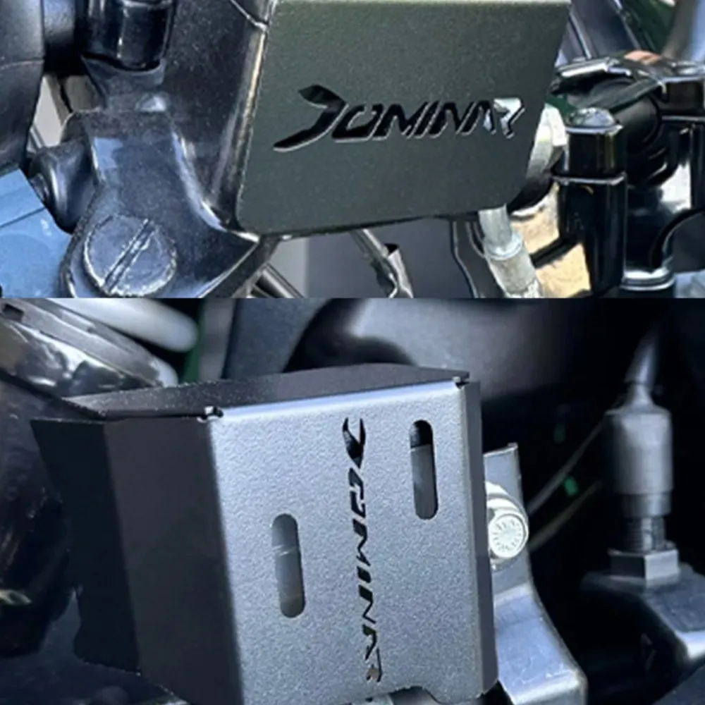 

Motorcycle Dominar 400 250 For BAJAJ Dominar 250 400 Front Rear Brake Fluid Reservoir Protector Cover Guard Cap 2021-2025 2024