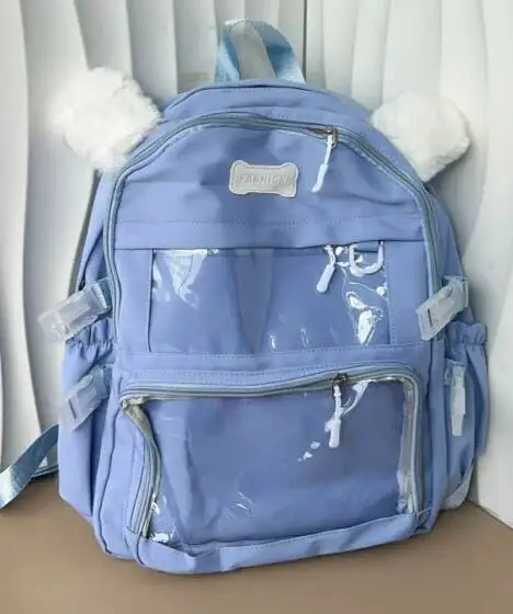 Fashion Sweet Y2k Aesthetic Kawaii Backpacks Casual Women Ins Rucksack Streetwear Trendy All Match Students Schoolbags