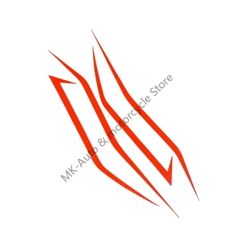 F62f farol motocicleta adesivo decorativo à prova d'água resistente a UV decalque adesivo para estética bicicleta