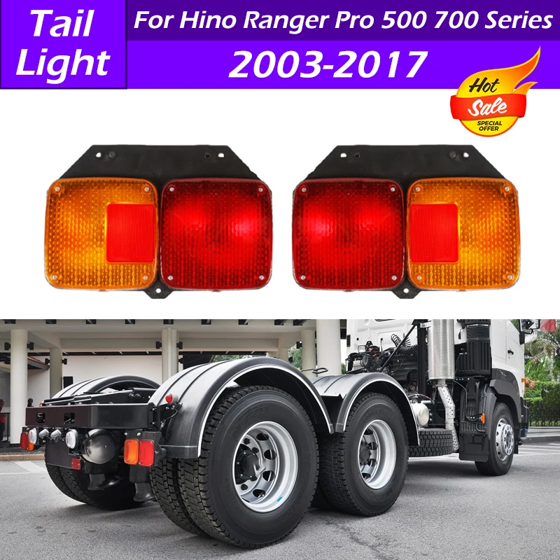 

Car Rear Tail Light Brake Light Tail Lamp For Hino Ranger Pro 500 700 Series FC FD GD FG FL FM 2003 2004 2005 2006 2007-2017