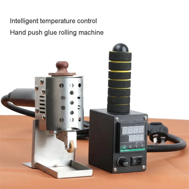 WT-90TJ Hand Pushed Hot Melt Adhesive Machine Glue Labeling Machine Glue Rolling Machine 220V/110V 150W 50mL 3mm/5mm/8mm/10mm