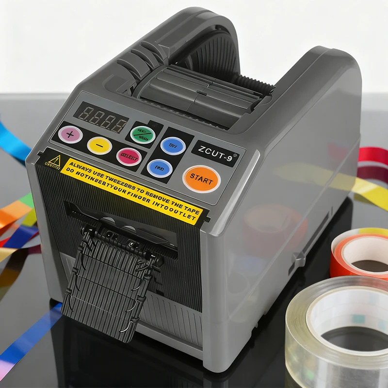 Automatic tape Dispenser Ribbon Cutting Machine ZCUT-9 ZCUT-9GR 110V/220V 6-60mm Intelligent Adhesive Tape Double Sided Cutter