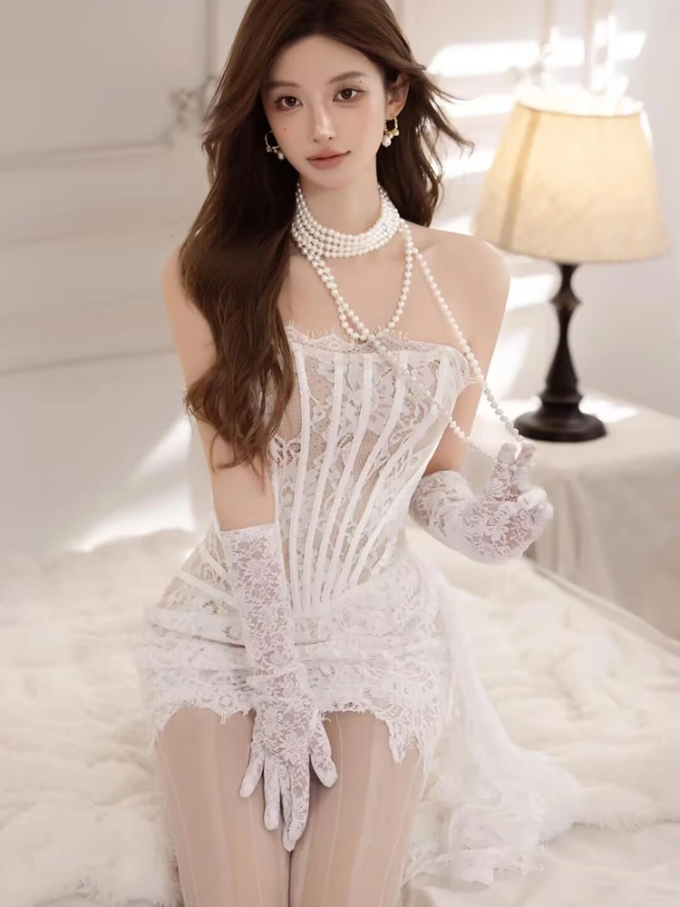 

Sexy Pure Desire Theme Studio Photography Clothes 2024 New Winter Private Home Portrait Art Photo Shooting Costume for Girls