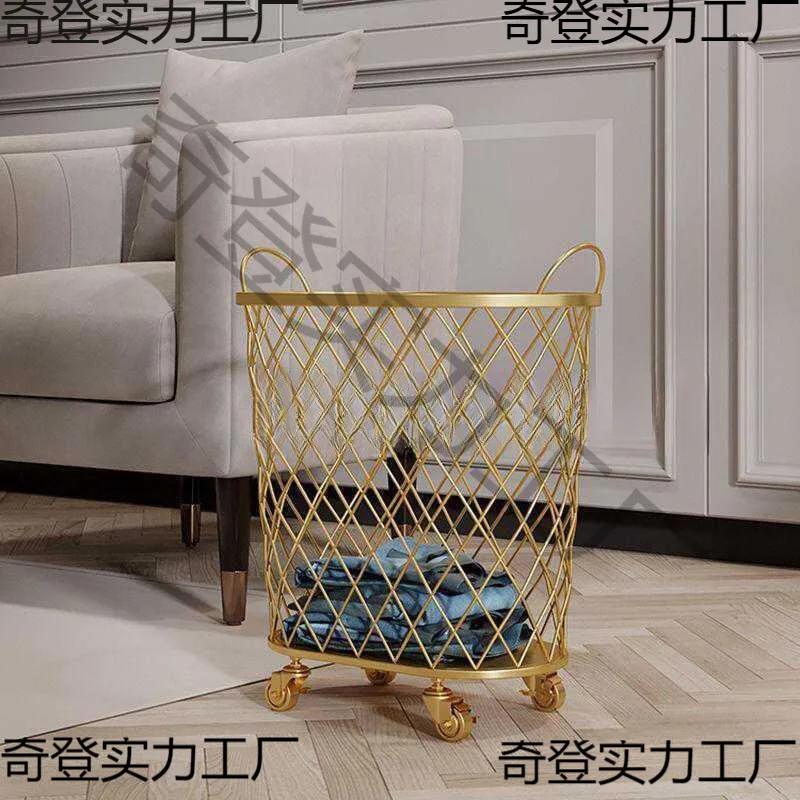 

Nordic bathroom laundry basket laundry basket trash can clothing toy storage blue dirty clothes storage frame room storage