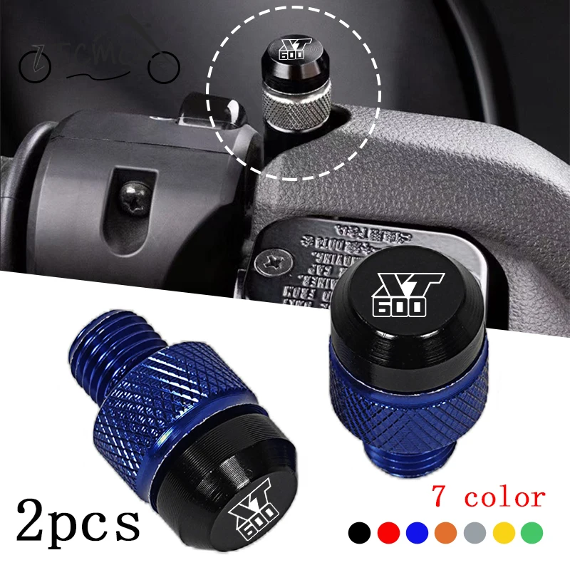For Yamaha XT600 XT 600 1984 1985 1986 XT600Z XT600E XT600ZE Z E ZE TENERE Motorcycle Mirror Hole Plugs Screws Bolts Cover Caps