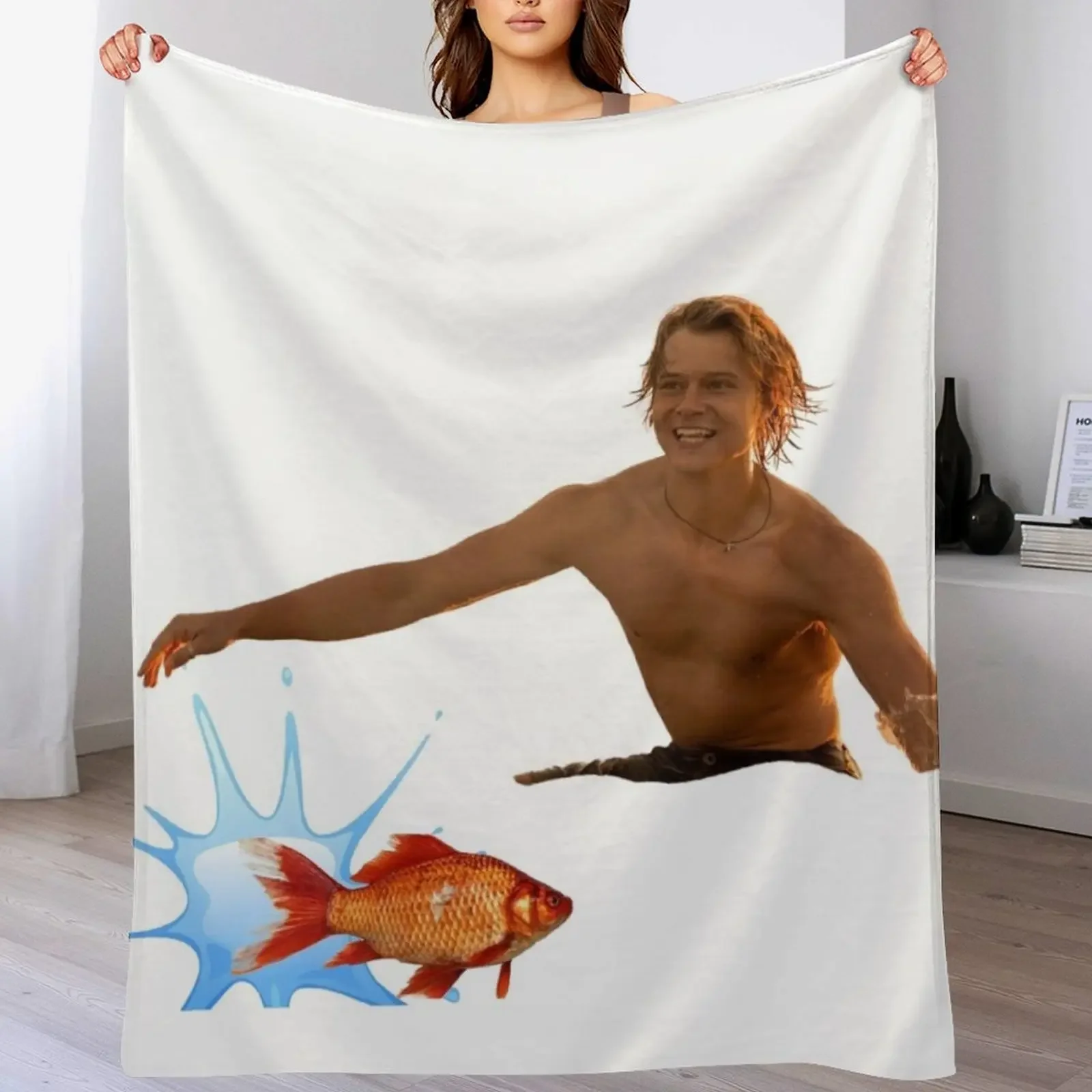 

New JJ Maybank And Rafe Cameron Throw Blanket Furry Cute Quilt Baby Blankets