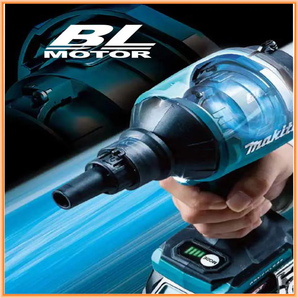 Makita AS001G 40V MAX Cordless Dust Blower Brushless Rechargeable Narrow Space Cleaning Air Dust Blowing Inflator With Nozzles