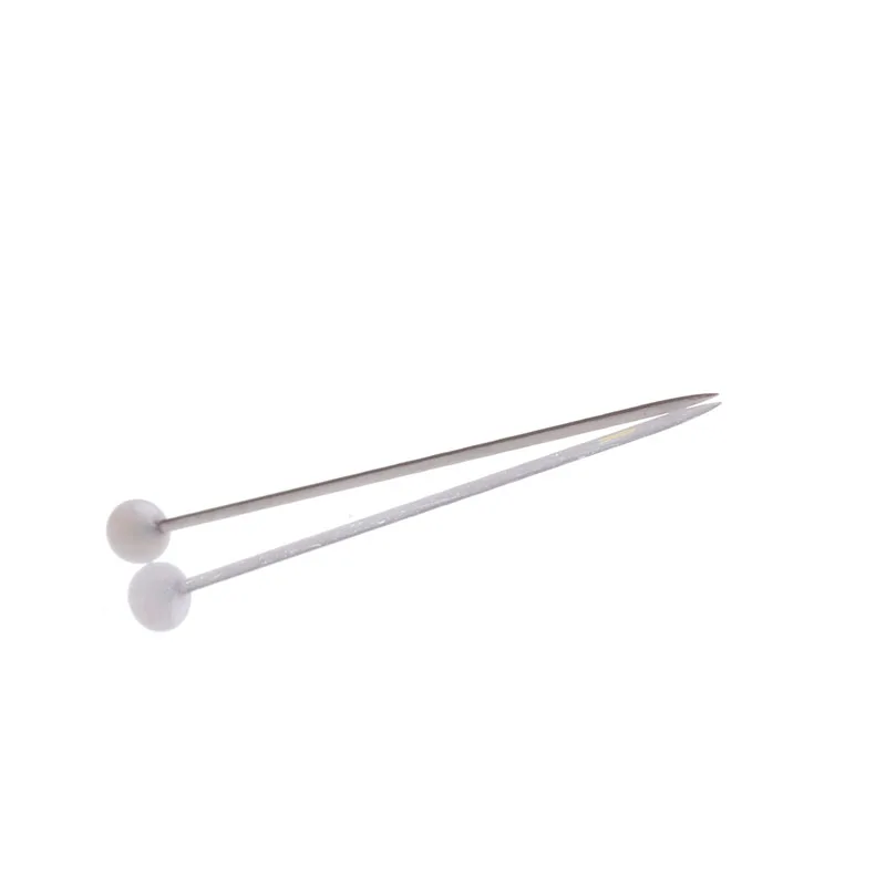 F92B 100pcs Жемчужные раунд для головных штифтов шить корсаж прямой Diy Descaking Decor C C