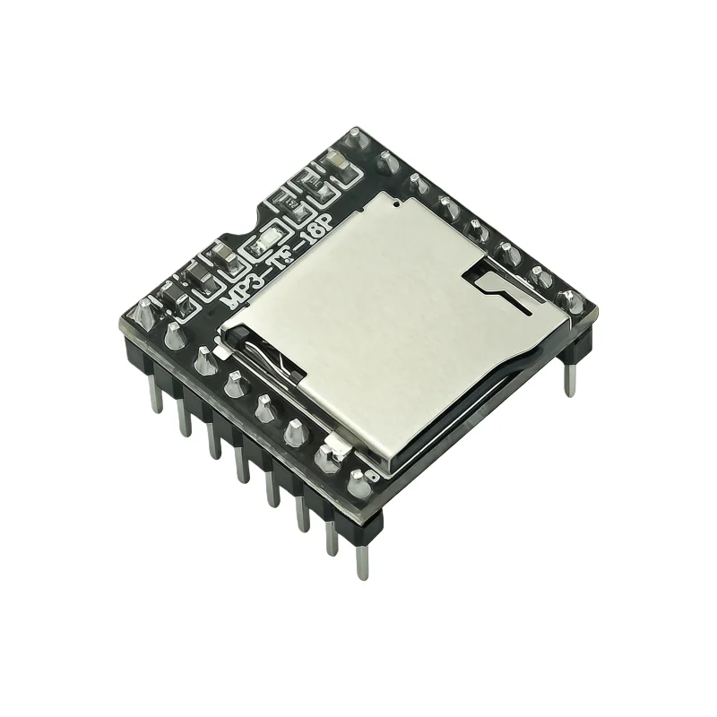 Miniature MP3 player module, TF card, USB drive, Miniature MP3 player audio and voice module board, used for Arduino DF