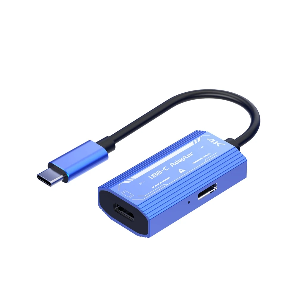 USB C إلى 4K @ 60 هرتز AR محول عرض النظارات الذكية مع PD100W لـ Rokid/Xreal AR للتبديل Steamdeck ROG Ally الكمبيوتر المحمول