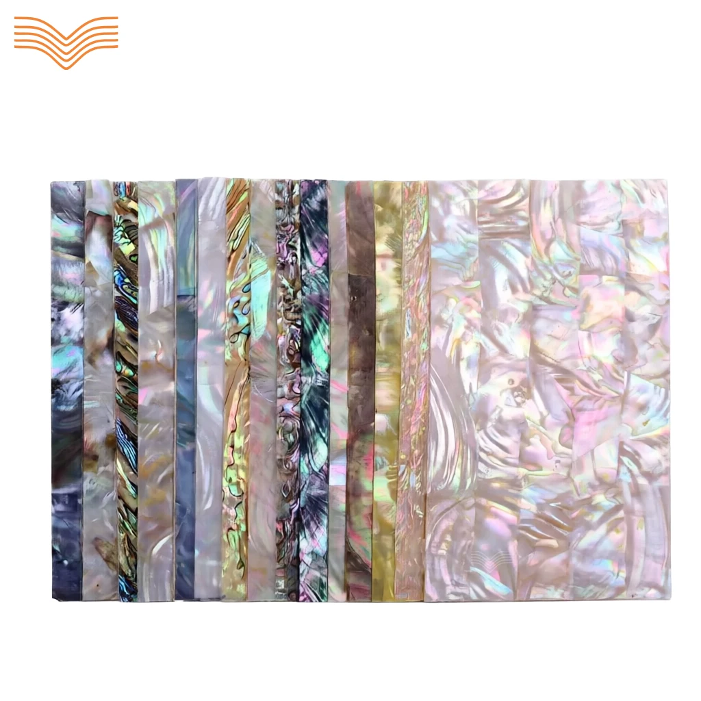 High Grade Colorful Natural Shell Panel Premium Thin Sheet Material For Hand Carving Furniture & Craft Marquetry Inlay
