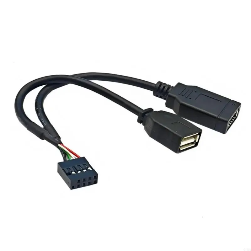USB2.0 9pin da femmina a USB+tipo E Chiave cavo tipo C Convertitore Cavo 066A