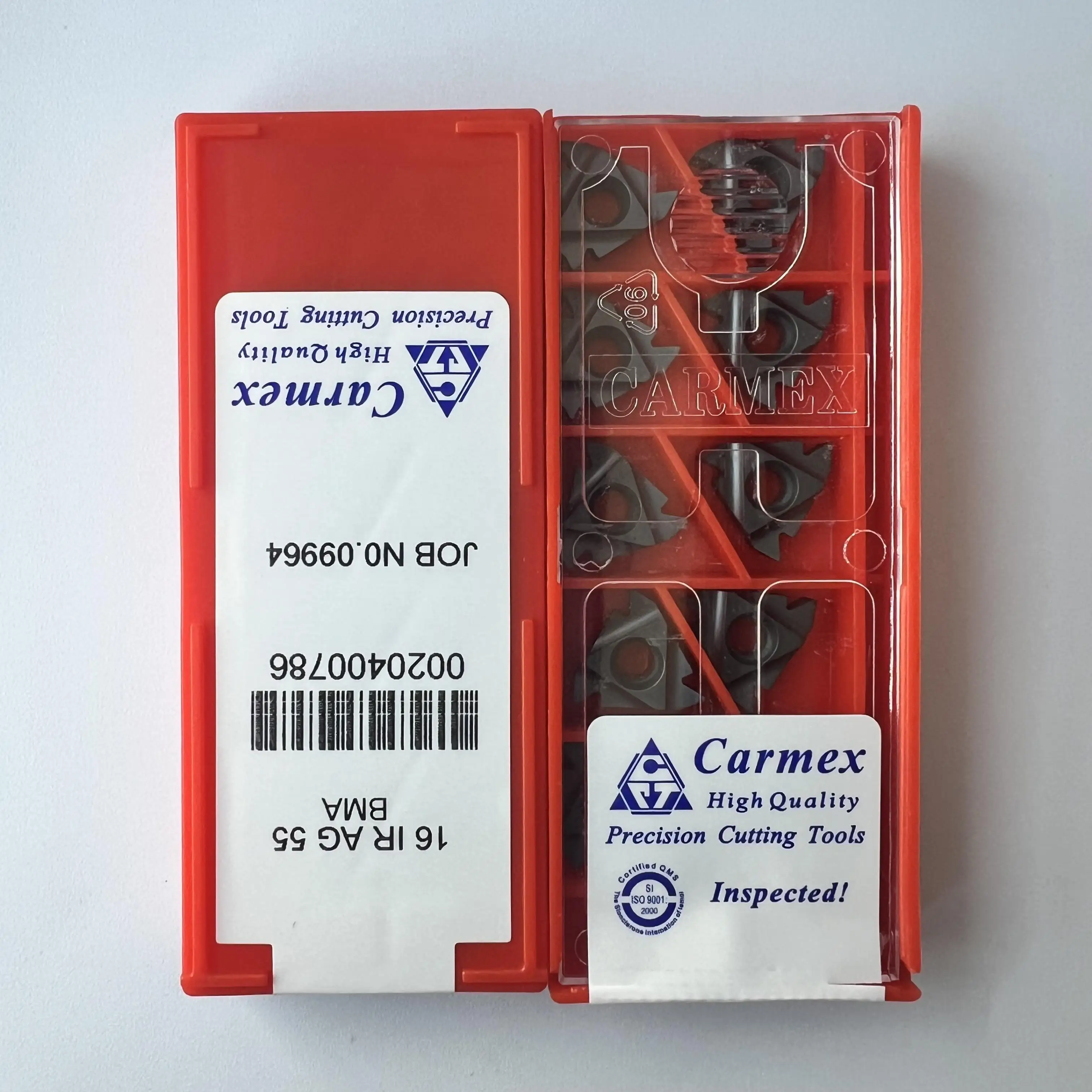 16IRAG55 BMA/lâmina original de carboneto CNC lâmina 10 PCS