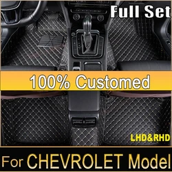 Car Floor Mats For CHEVROLET silverado 1500 2500 Suburban Sonic LT-RS Seeker Sail Spark Traverse Trax Custom Car Accessories