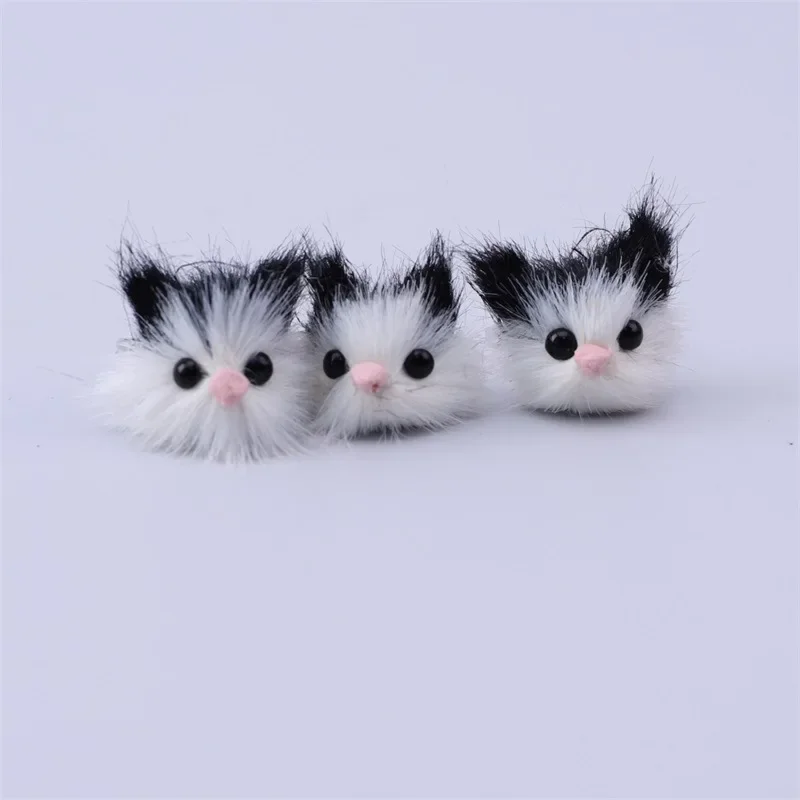 3pcs Creative Fun Chaem Cute Plush Cat Dog Animal Metal Open Classic Ring Exquisite Adjustable Jewelry Gift Box Set Holiday