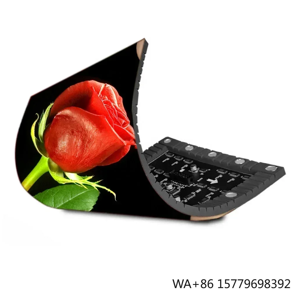 

Indoor Outdoor P1.8 SMD LED Panel Flexible Curved Circular Soft Display Module