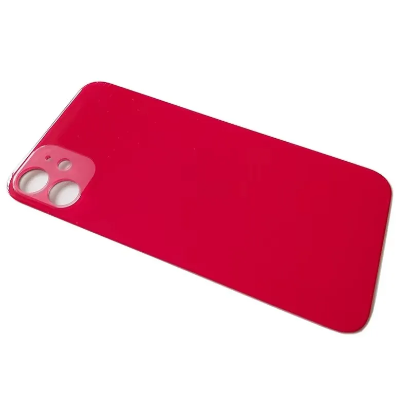 Back Glass+3M glue For IPhone11 Back Cover Glass Fast Replacement Housing Battery Cover Big Hole Rear Glass