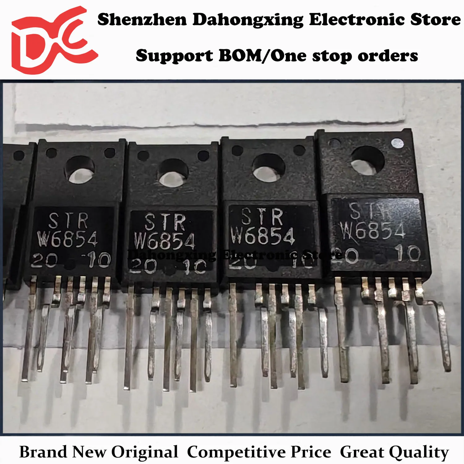 New Original 2Pcs STRW6854 W6854 TO-220F LCD Power Module Transistor Electronic Components Great Quality