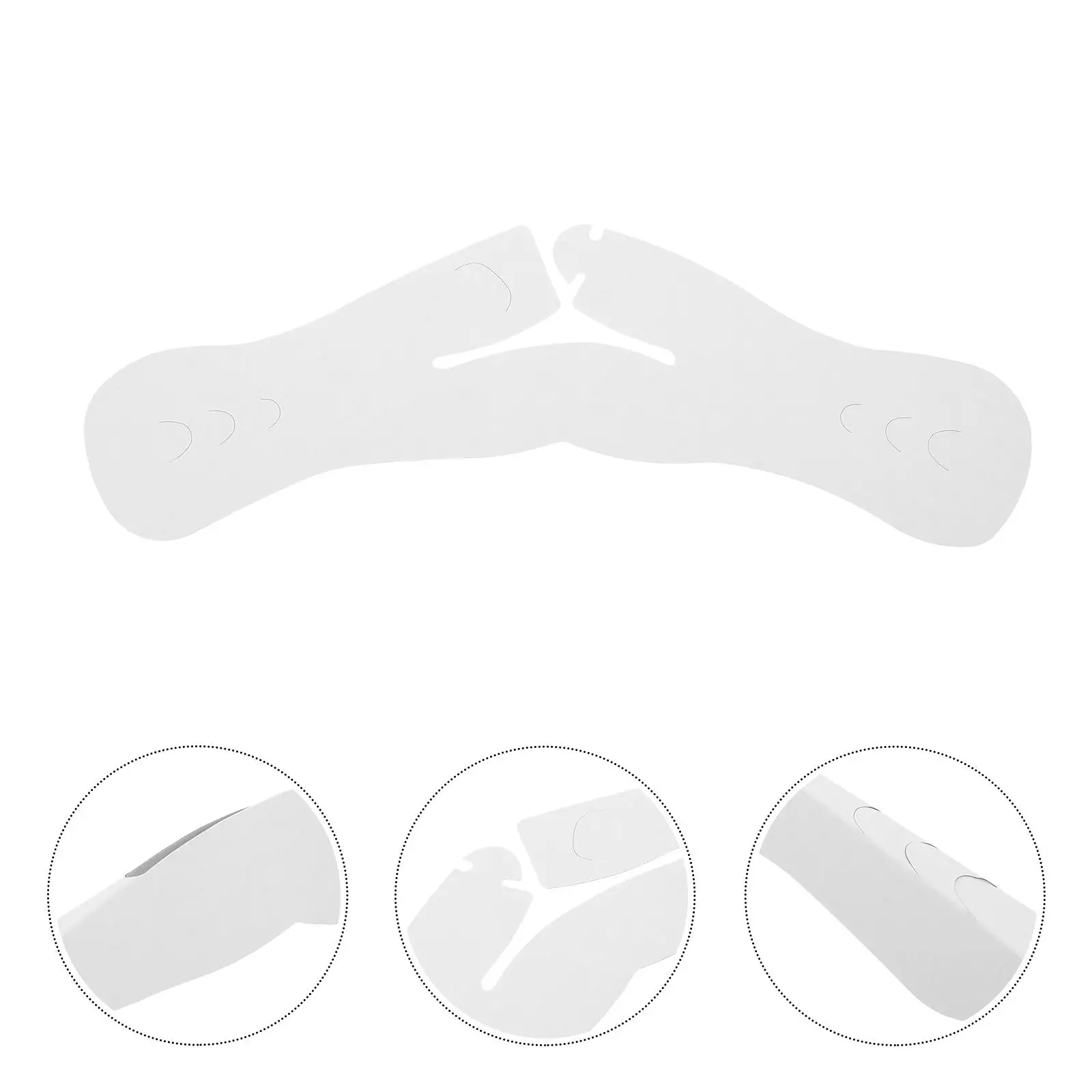

50 Pcs Shoulder Pads Costume Hanger Paper Clothing Hangers Protectors for Suit White