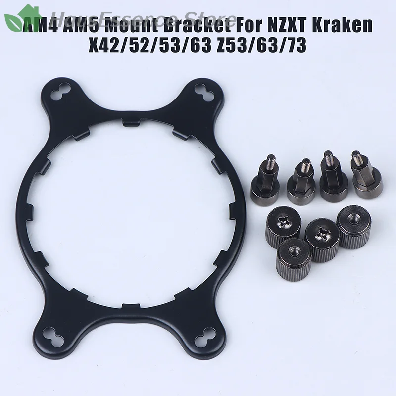 ※Long Lasting High 1Set AM4 AM5 Easy to Mount Bracket Stud Nut Kit For NZXT Kraken X41 X42 X51 X52 X61 X62 X63 X72 X73