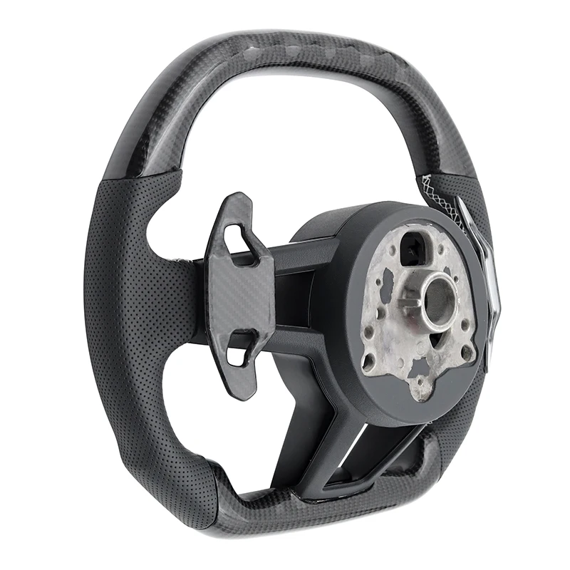 Modyfikacja kierownicy karbonowej w stylu square do Audi A3 A4 A5 A6 A7 A8 S3 S4 S5 S6 S7 S8 Q3 Q5 Q7 Q8 R8 RS RS3 RS4 RS5 RS6 RS7