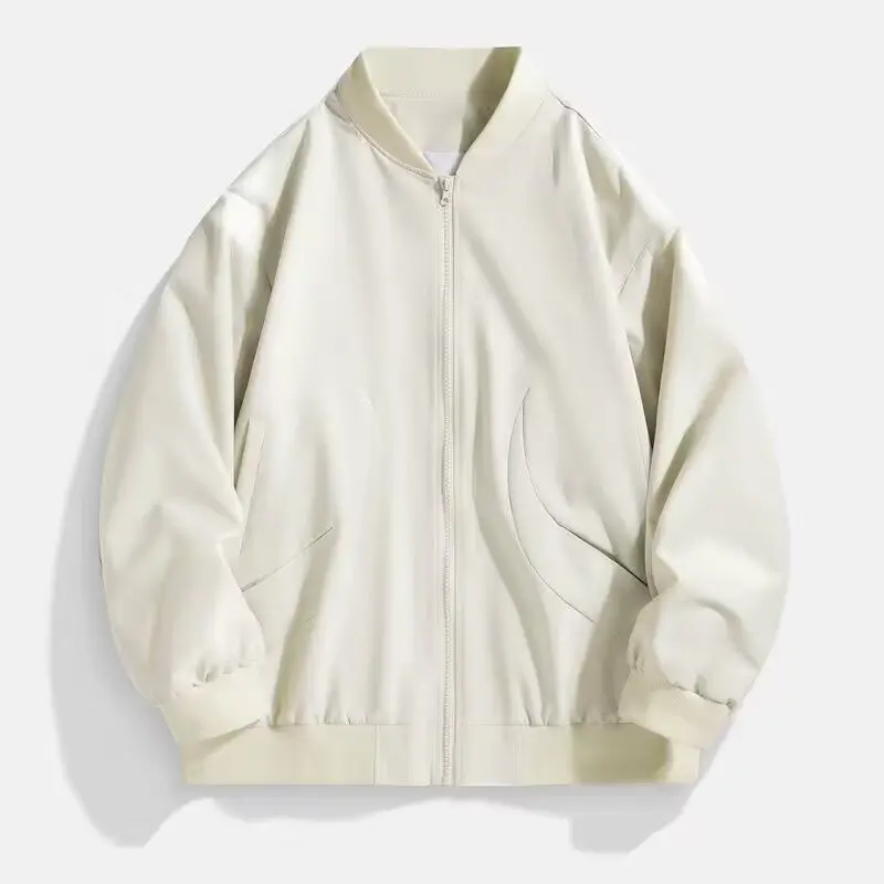 

Мужская легкая модная свободная куртка-бомбер в стиле пилота (весна-осень 2025) для подростков