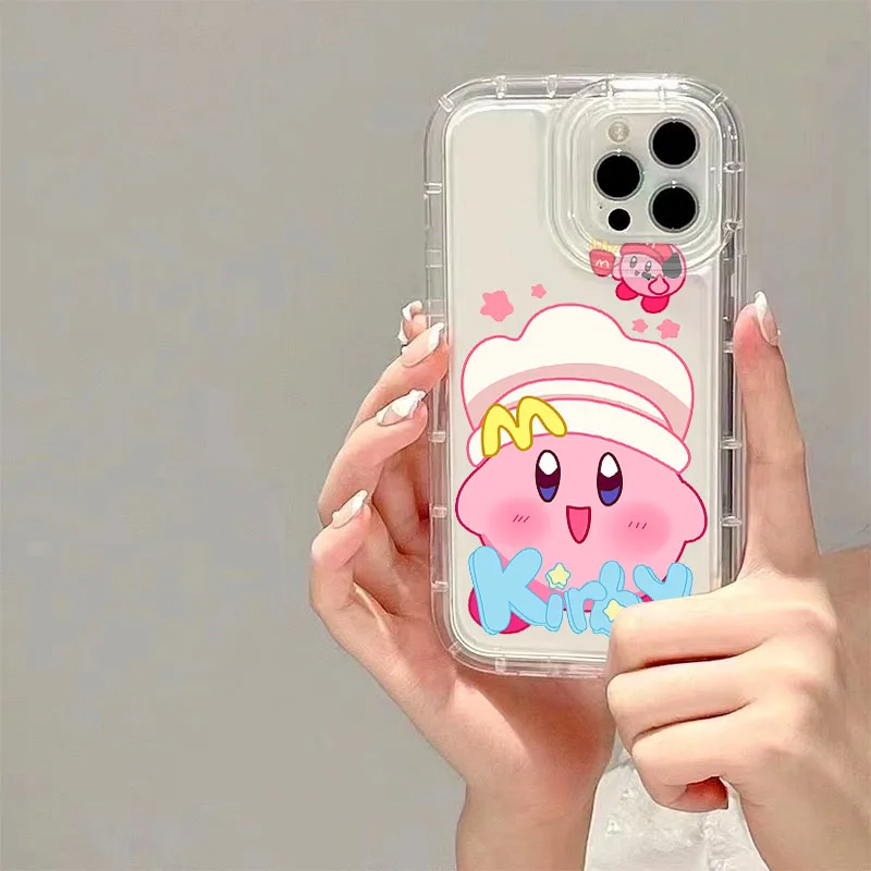 Cartoon Cute K-Kirby Case for Huawei P30 P40 P50 P60 Pro Honor 100 90 80 70 60 50 X9 X9A X8 X5 Magic5 Magic 5 Clear Back Cover