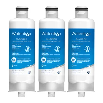 อะไหล่ DA97-17376B หยดน้ำสำหรับ Samsung®HAF-QIN/EXP, DA97-08006C, RF28R7201SR, เครื่องกรองน้ำสำหรับตู้เย็น, ตัวกรอง3ตัว