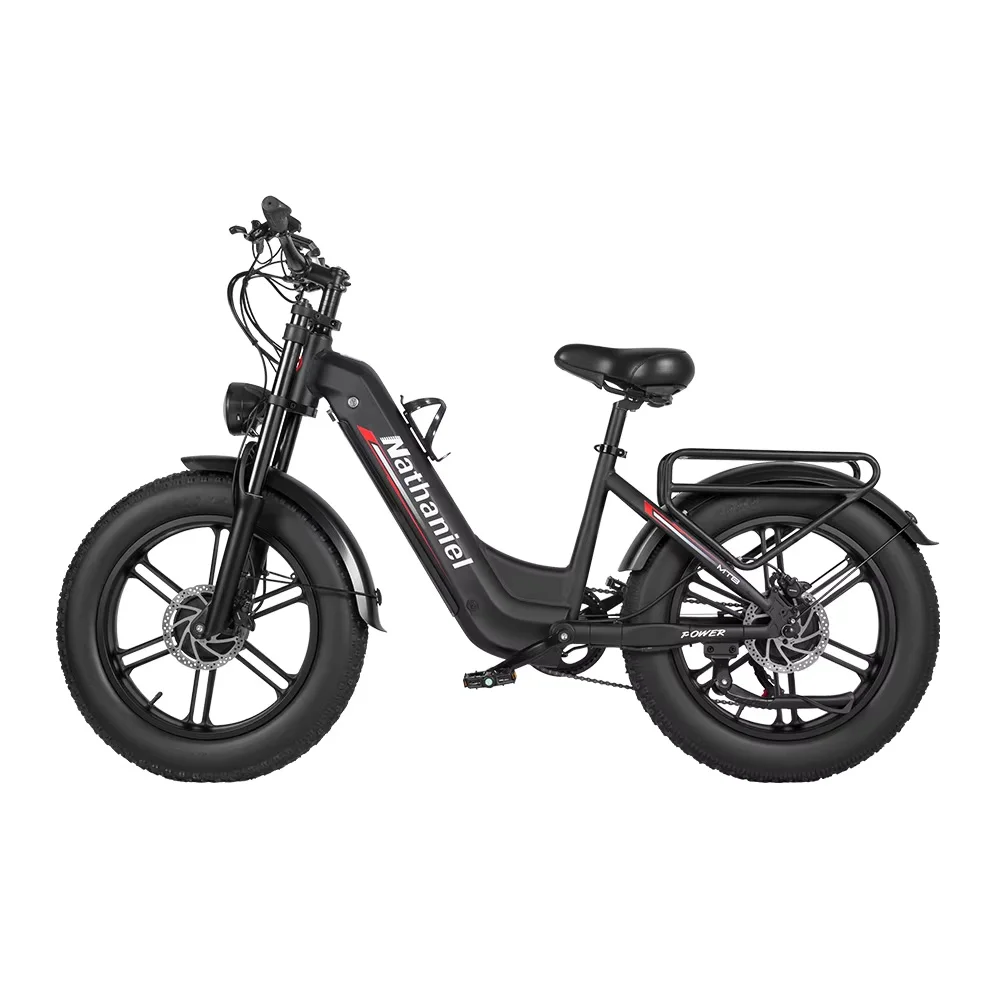 Nathaniel SYR08 Elektrische Fiets 20″ Banden Stads-E-bike Verwijderbare 48V20AH Batterij Snelheid ​ ​ E-bike voor dagelijks woon-werkverkeer met een snelheid van 50 km/u