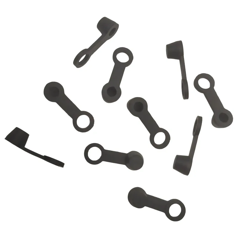 10pcs High Quality Rubber Bleeder Screw Cap Dust Proof Cover for Motorcycle E-Bike Car Brake Caliper Bleeder Valve