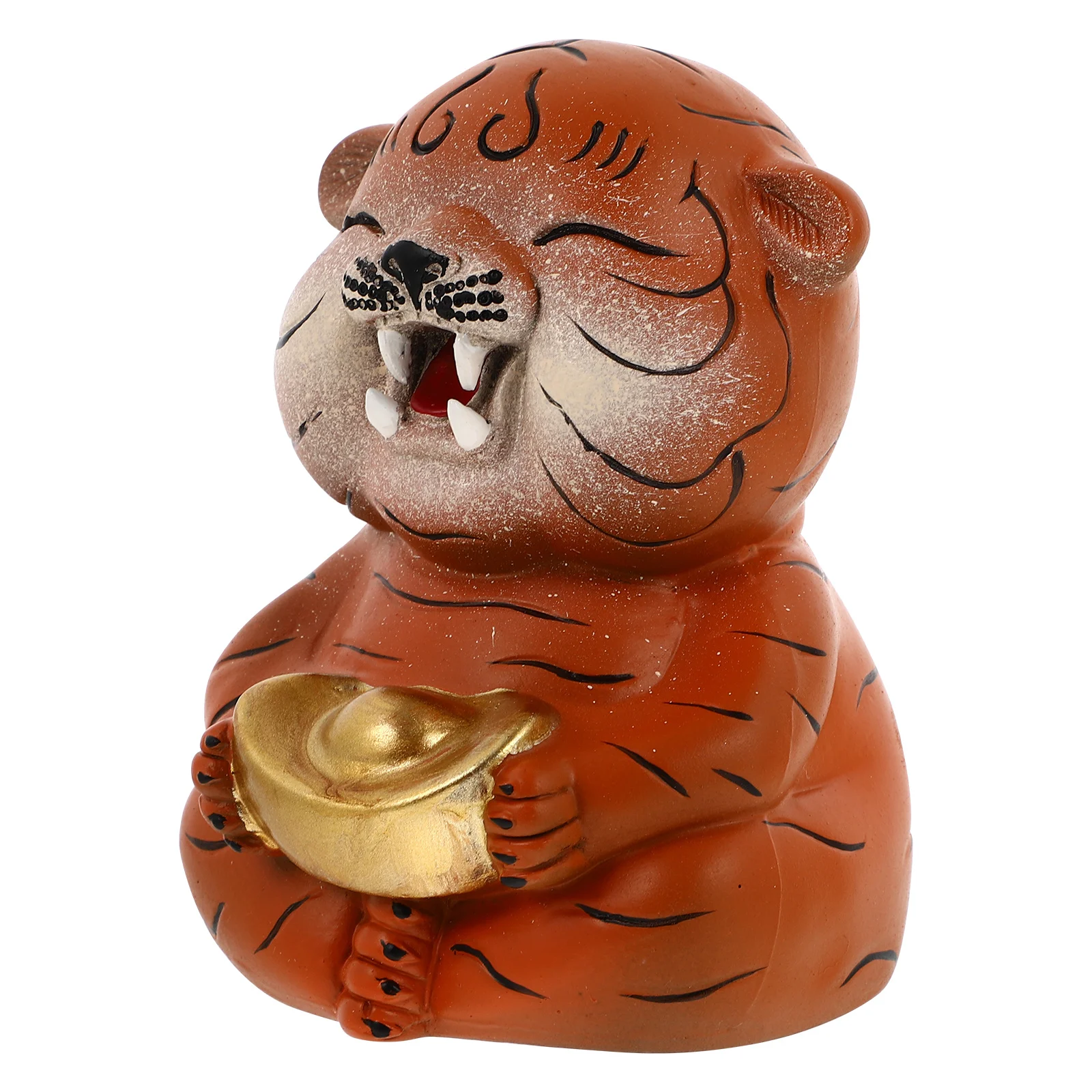 

Lovely Gift Tiger Shaped Coin Jar Decorative Piggy Bank Money Jars for Adults Desktop Saving