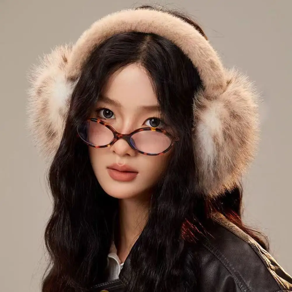 

Зимние теплые складные наушники с леопардовым принтом, утолщенные мягкие наушники, защита от холода, антифриз, складная грелка для ушей