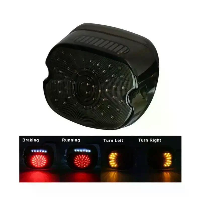 1 PCS Motor LED Tail Light Brake Turn Signal Replacement Parts Accessories For Fatboy Tour Electra Glide FLH view 3