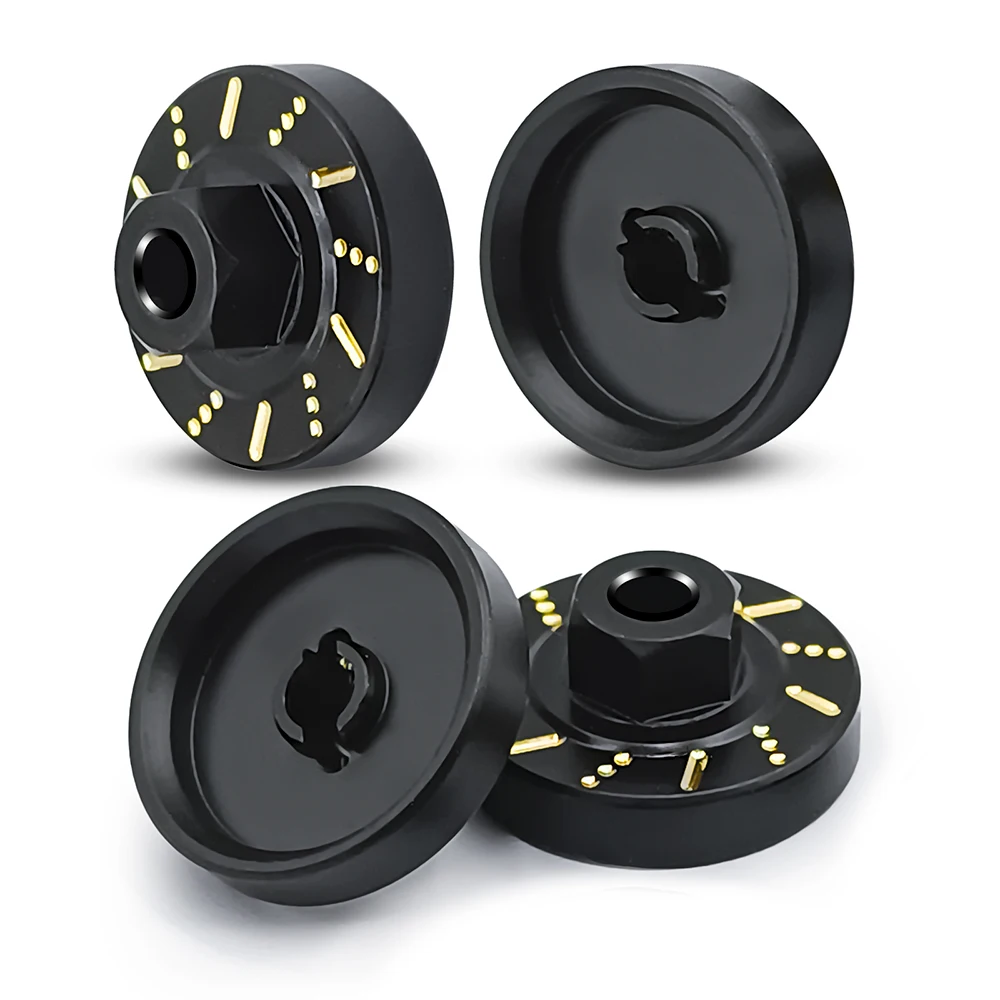 YEAHRUN 4/5/6/7/10 ミリメートル真鍮アクスルカウンターウェイトホイール六角ハブアダプタ 1/18 RC クローラー車 TRX-4M トラックアップグレードパーツ用