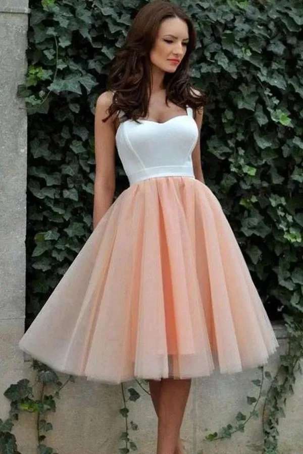 

Fashion Sexy Short A-Line Party Cocktail Dress Sweetheart Backless Mini Formal PROM Dress Homecoming Bridesmaid Dress 2024