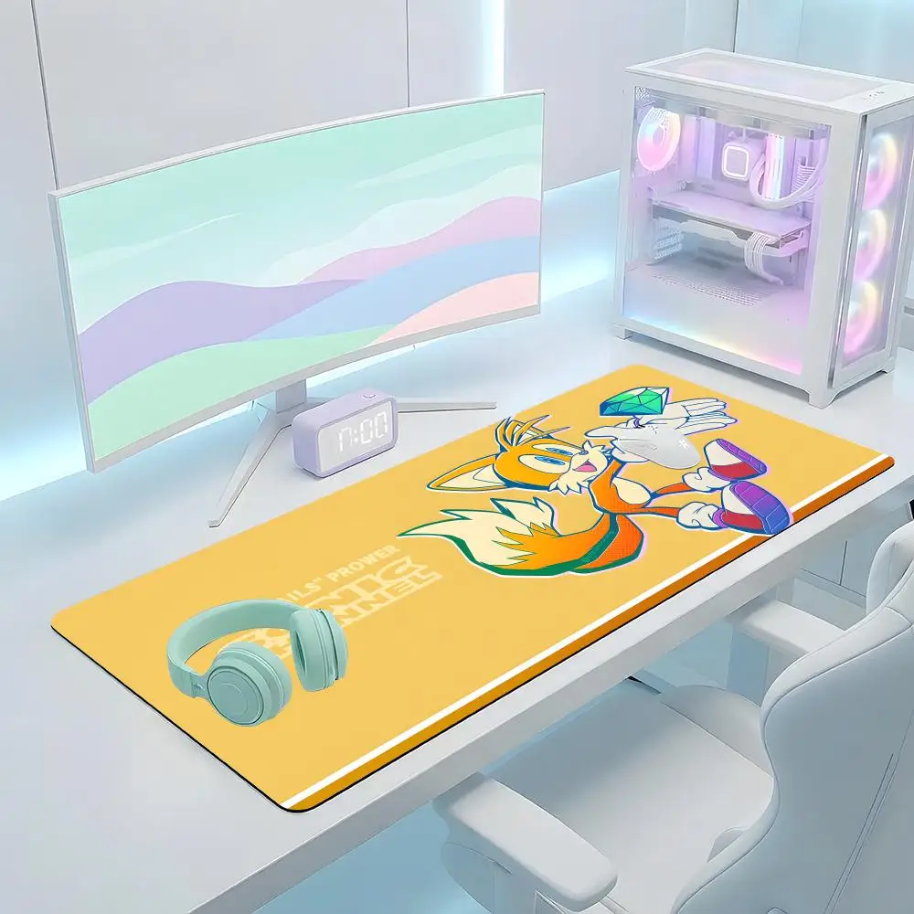 

Epic tails Mouse Pad Mousepad Large Gaming LockEdge Thickened Computer Keyboard Table Desk Mat