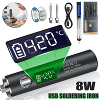 8W USB Wireless Soldering Pen Lithium Battery Soldering Iron 5V Portable Rechargeable Temperature Control DIY Welding Equipment