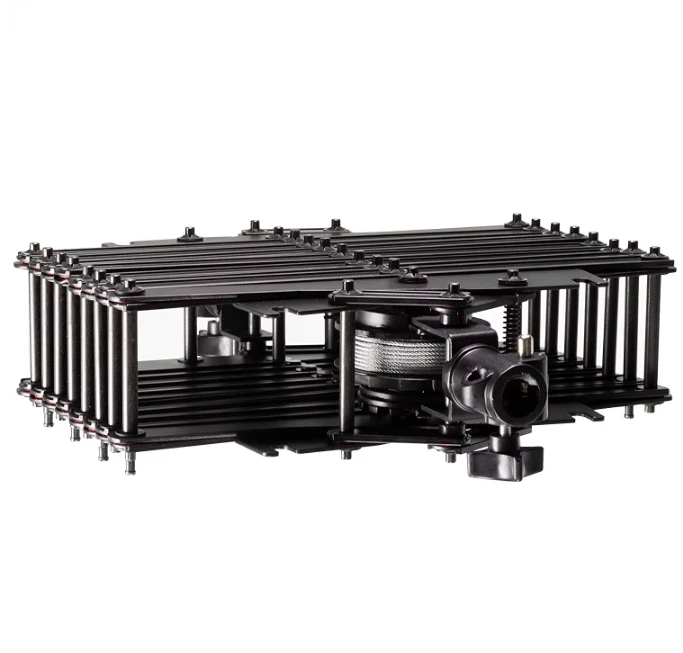 2 متر الألومنيوم استوديو الإضاءة دعم نظام السكك الحديدية قطرة Pantograph للاستوديو التصوير قوة ثابتة المفصلي مصباح شماعات #3